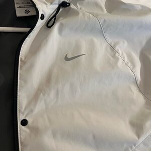 Nike White Windbreaker Jacket
